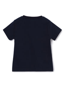 T-Shirt | Blue/White