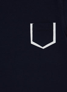 T-Shirt | Blue/White
