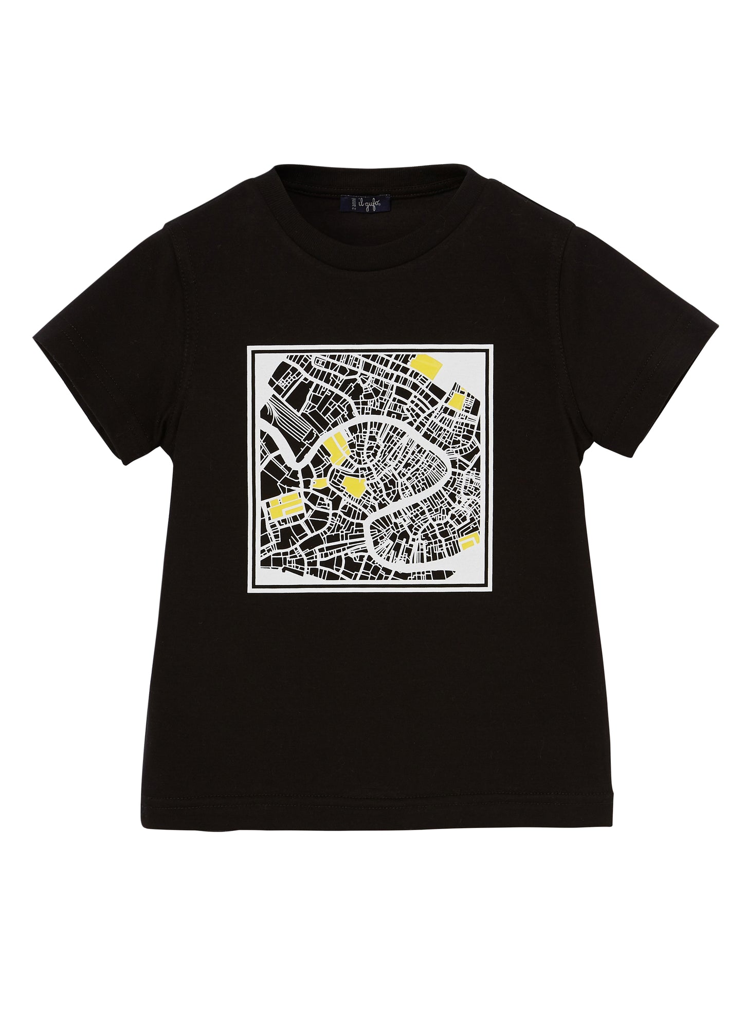 Boys | T-Shirt with Print | Black White
