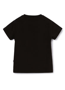 T-Shirt with Print | Nero/Bianco