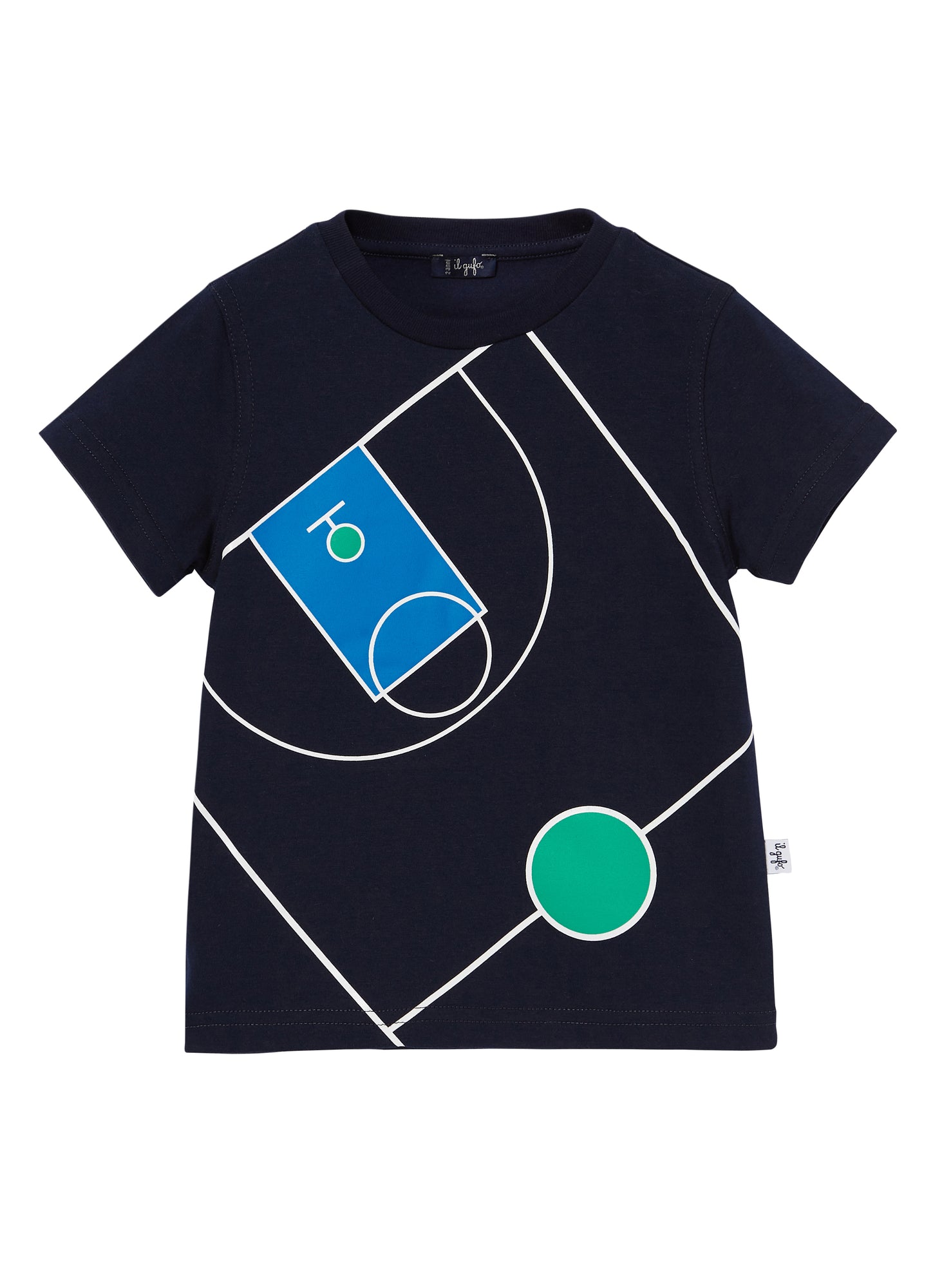 Boys | T-Shirt with Print | Blue Green Vetro