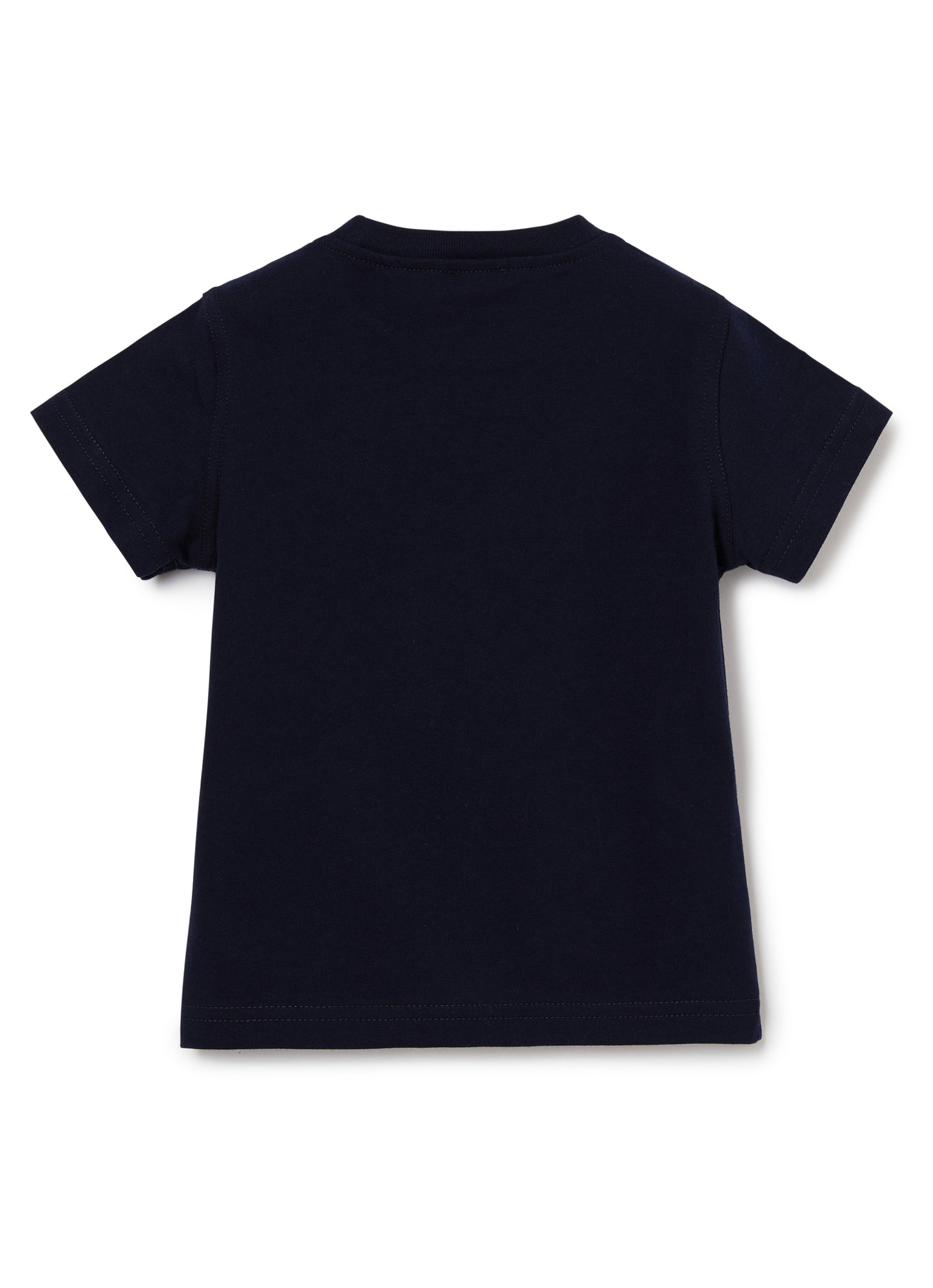 T-Shirt with Spray Art Print | Blue/Smeraldo