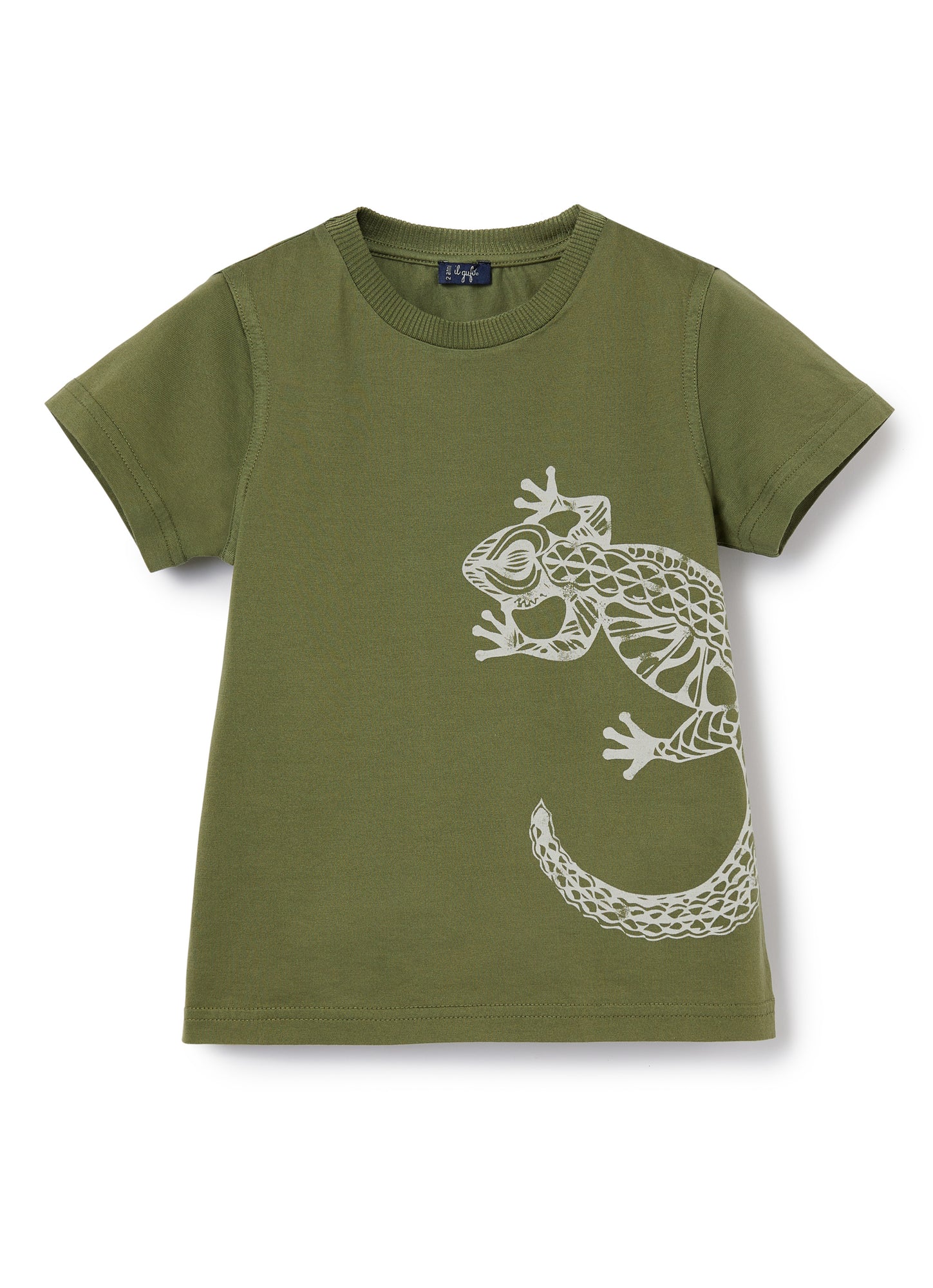 T-Shirt with Gecko Motif | Siepe