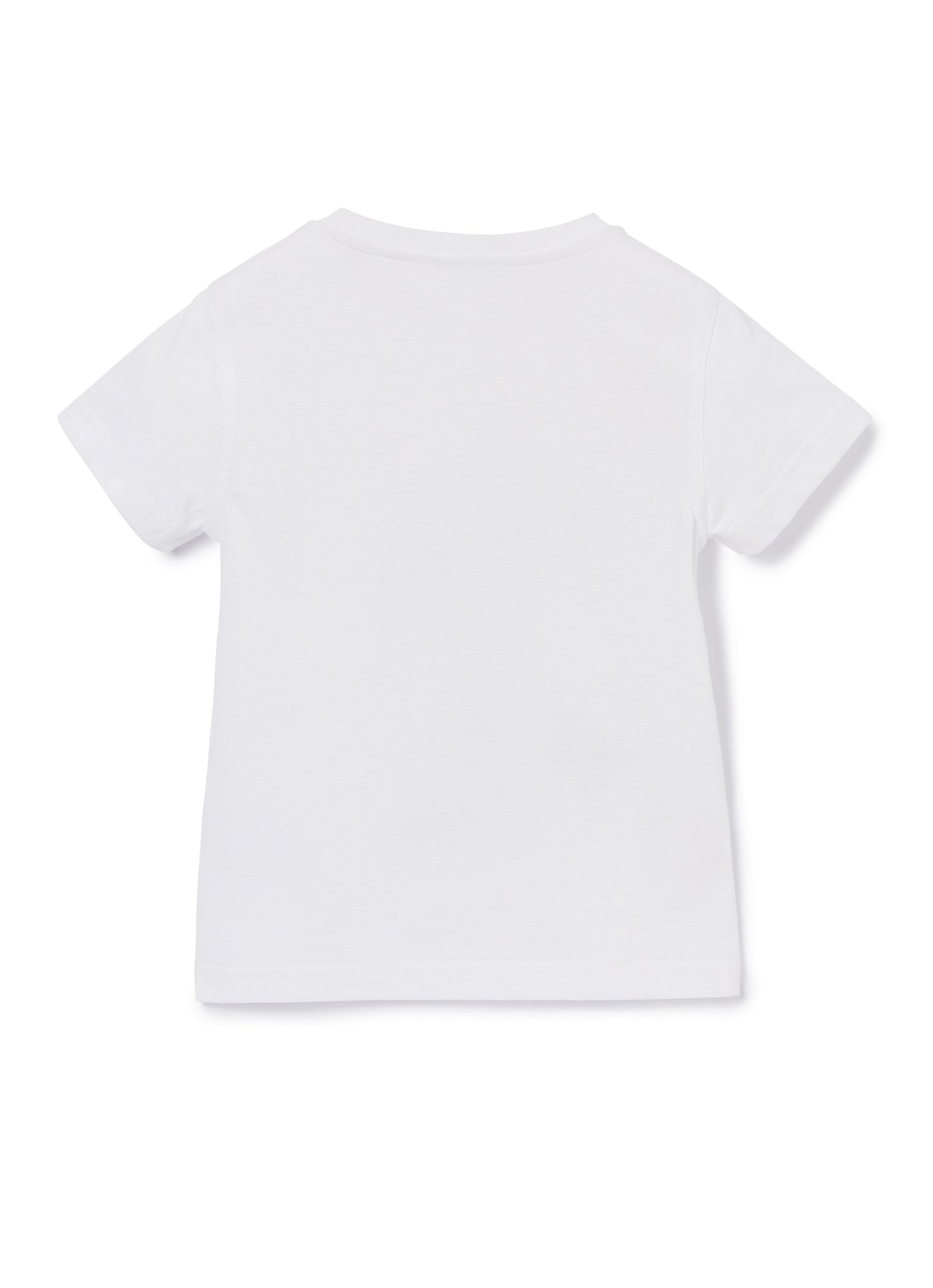 T-Shirt with Sneakers Print | Bianco/Smeraldo