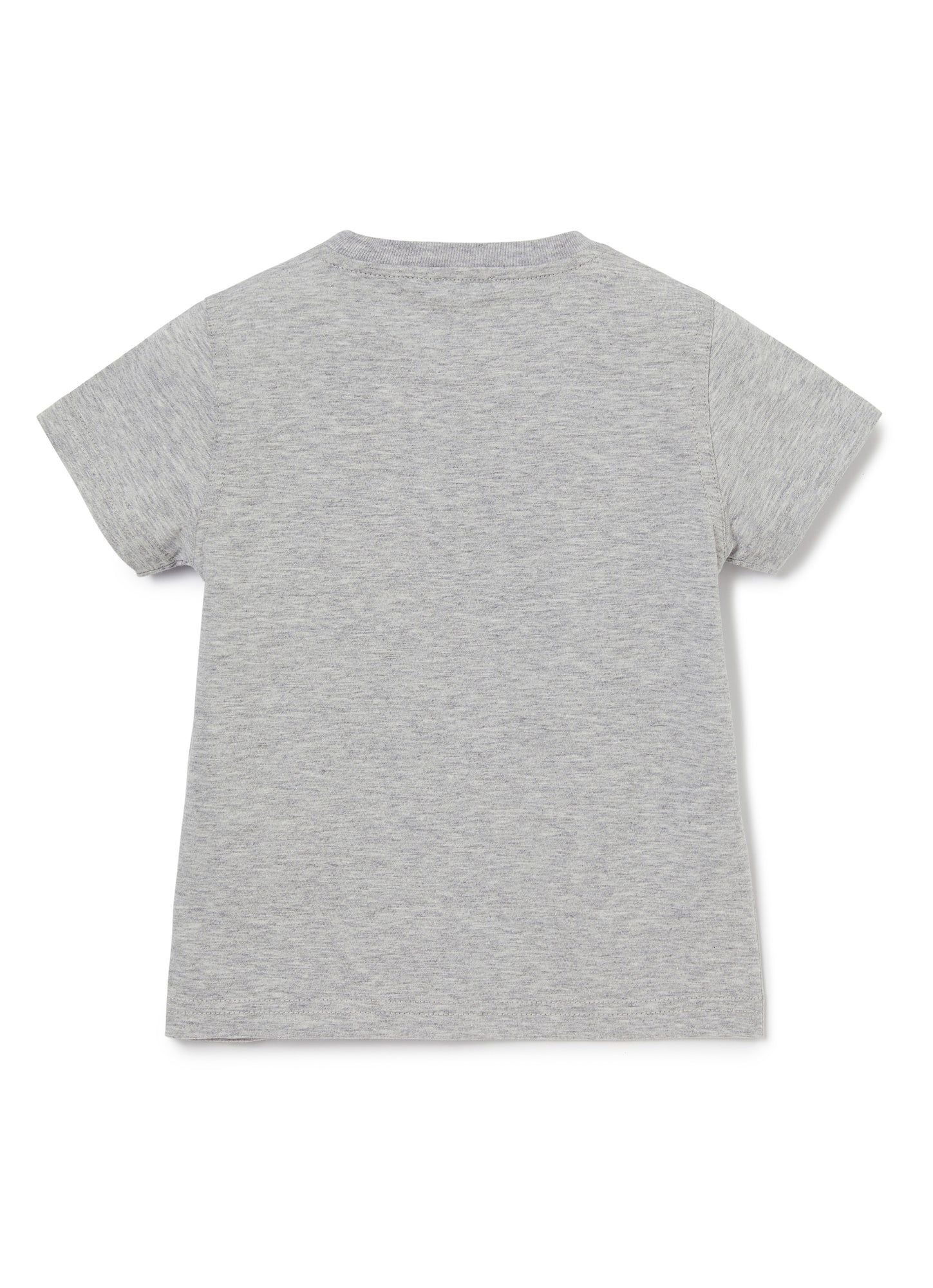 T-Shirt with Sneakers Print | Grigio Nickel/Smeraldo