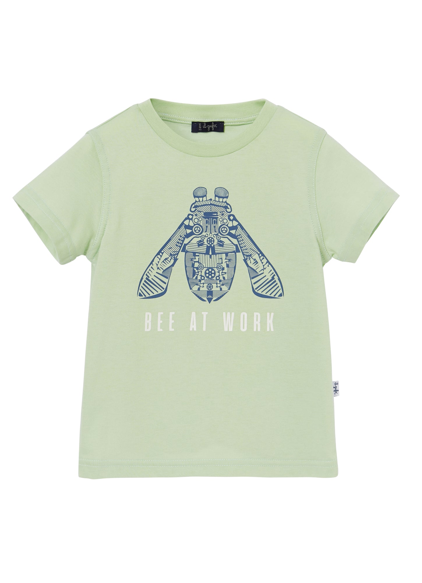 Boys | T-Shirt with Bee Print | Light Green Aviatore