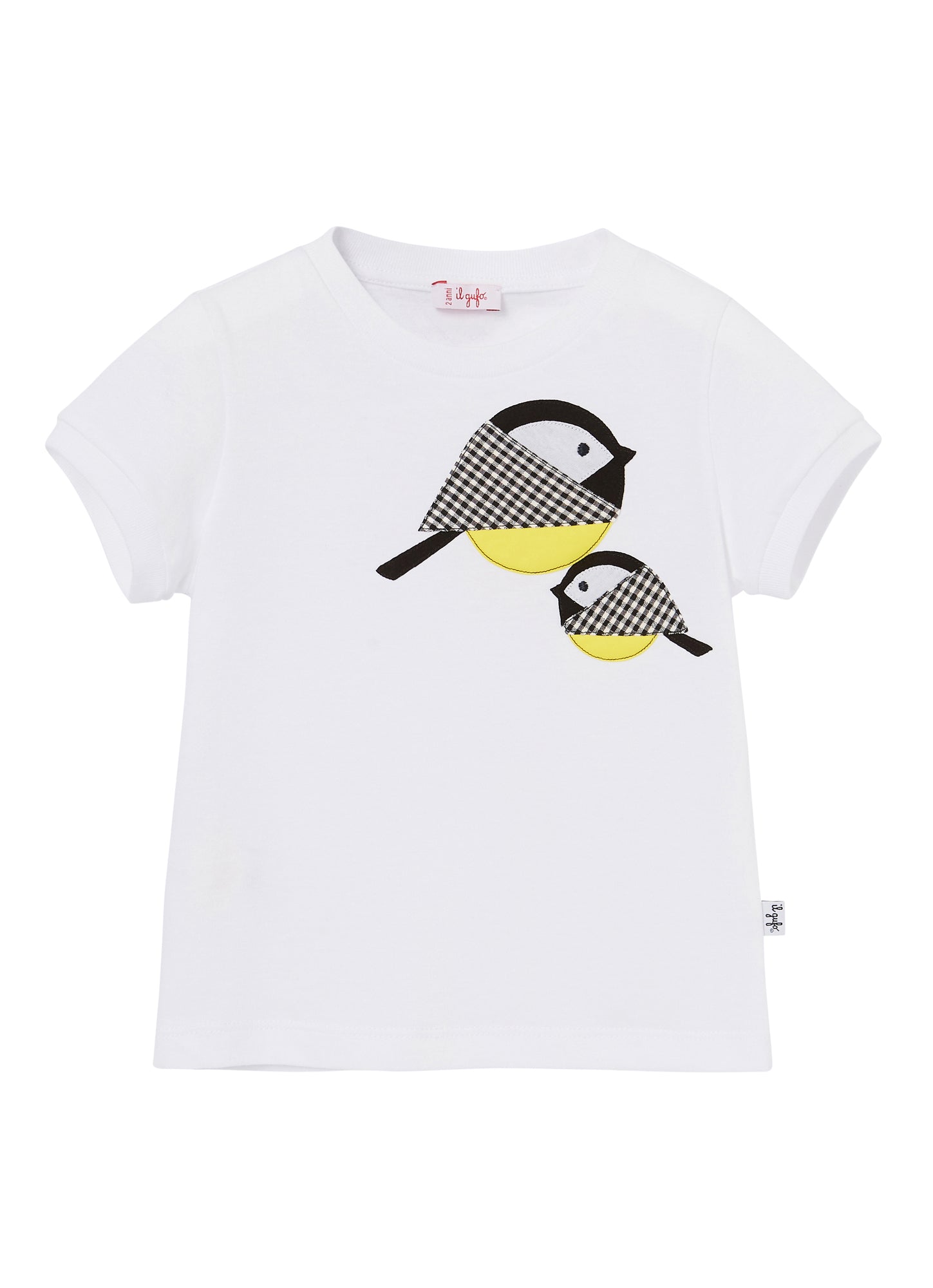 Girls | T-Shirt with Bird Print | Neve Onice