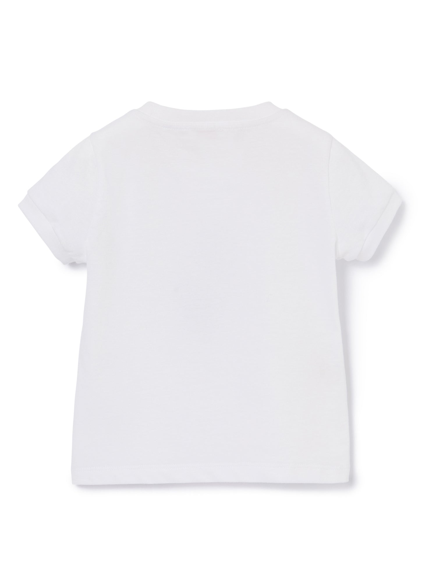 T-Shirt with Bird Print | Bianco/Nero