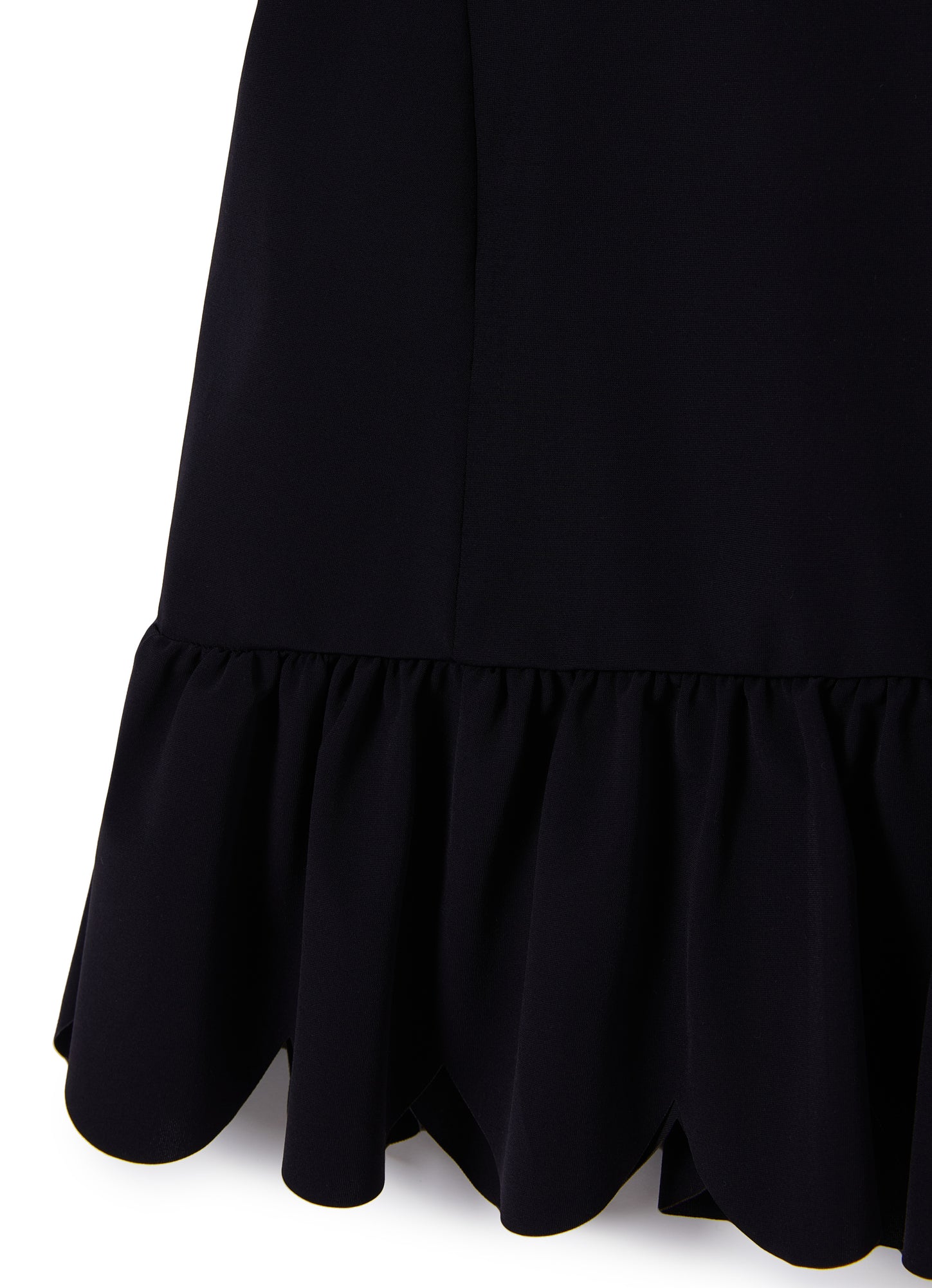Short-Sleeve Top with Flounce | Blue