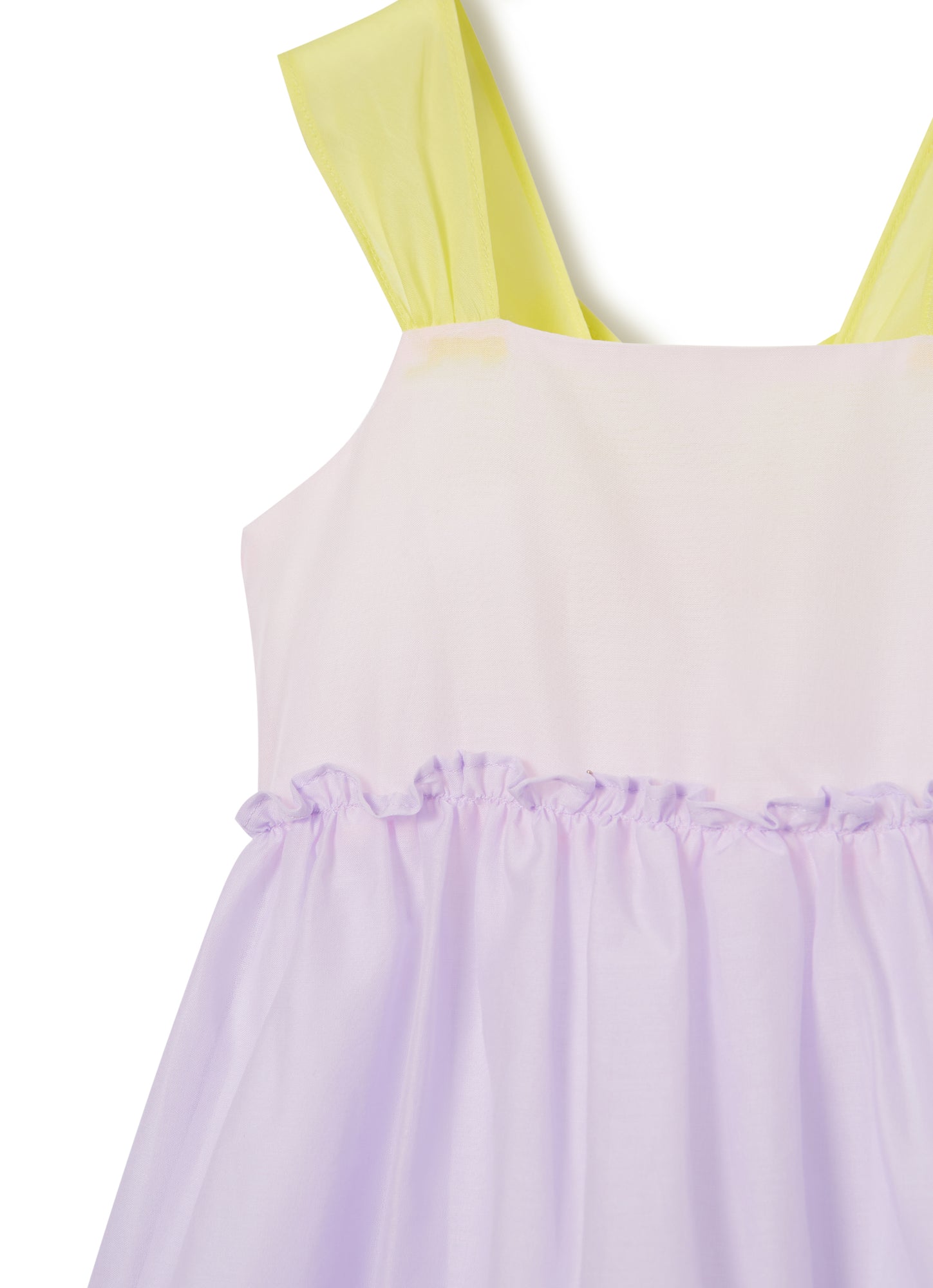 Smock Dress with Flounces | Rosa Perla/Lilla