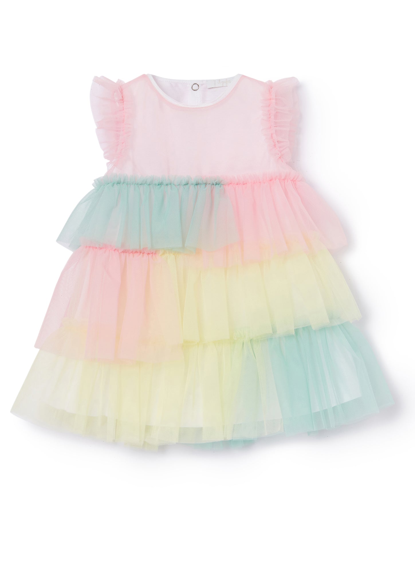 Tulle Dress - Rainbow | Rosa Marshmallow/Limonata