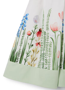 Short-Sleeve Dress with Thicket Print | Siepe