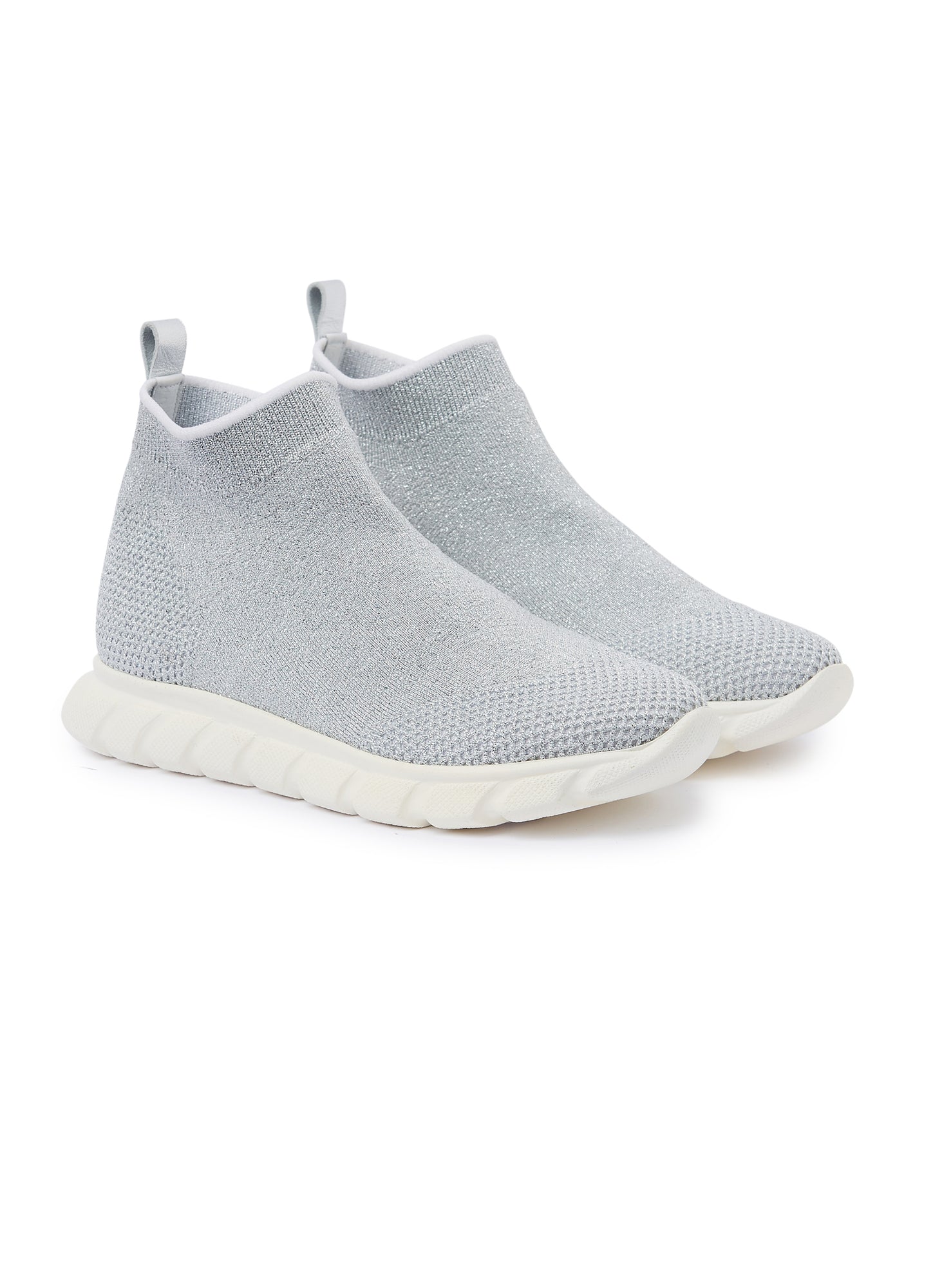 Sock Sneakers | Silver