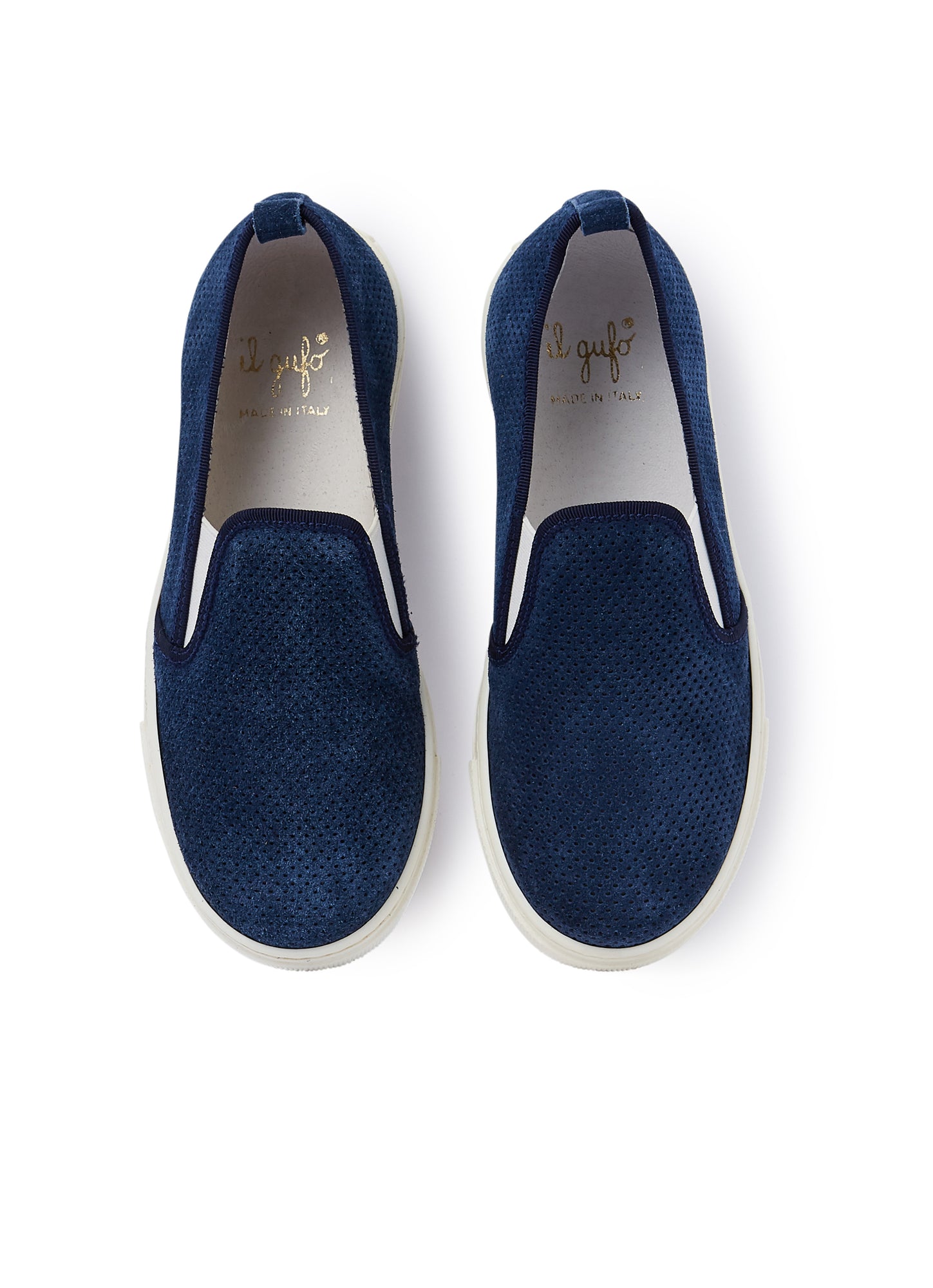 Slip-On Suede Leather Shoes | Blue