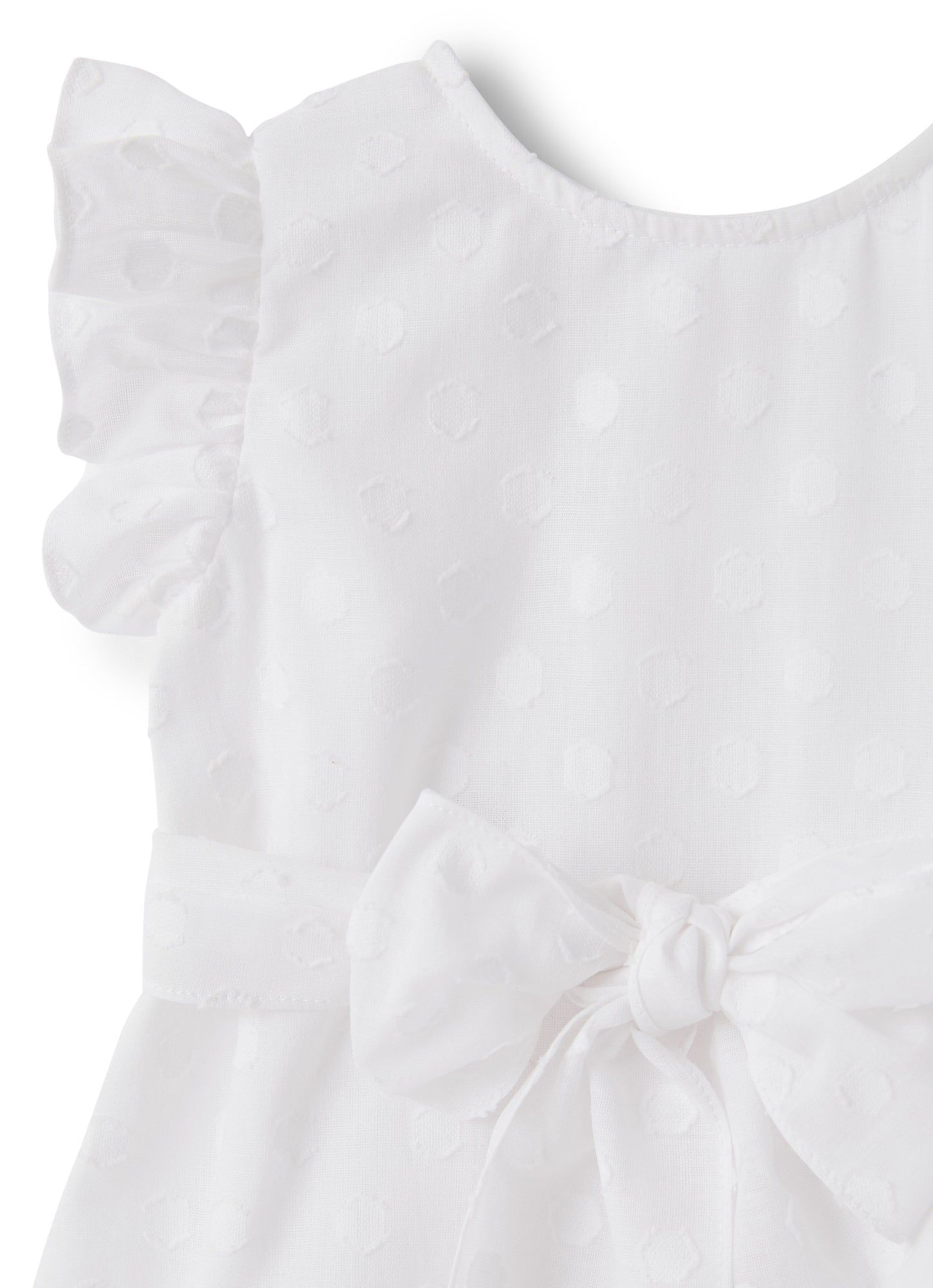 Cotton Top with Fil Coupe Processing | White