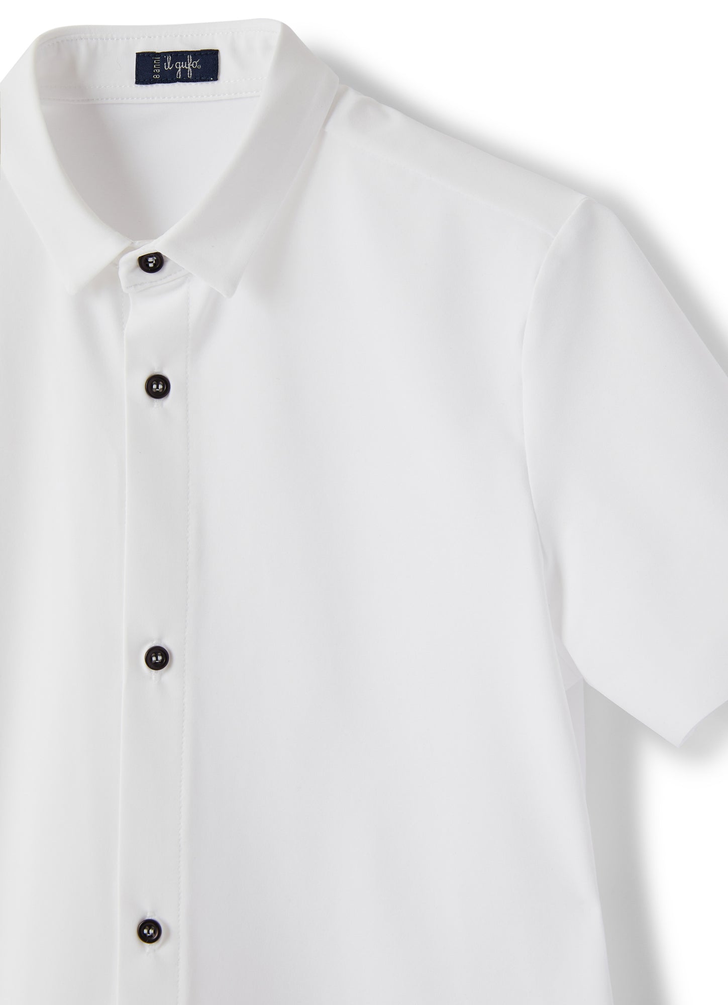 Sensitive Fabrics Short Sleeve Shirt | White