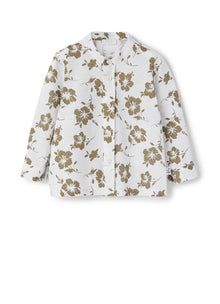 Long Sleeve Shirt with Floral Pattern | Crocodile
