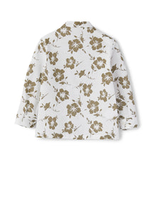 Baby Boys | Long Sleeve Shirt with Floral Pattern | Crocodile