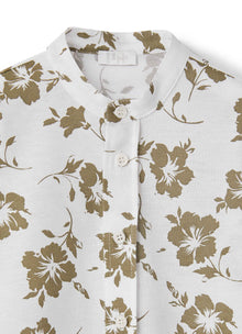 Long Sleeve Shirt with Floral Pattern | Crocodile