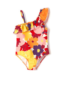 Girls | One-Piece Swimsuit with Il Gufo Exclusive Pattern | Aragosta
