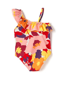 Girls | One-Piece Swimsuit with Il Gufo Exclusive Pattern | Aragosta