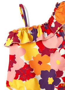 Girls | One-Piece Swimsuit with Il Gufo Exclusive Pattern | Aragosta