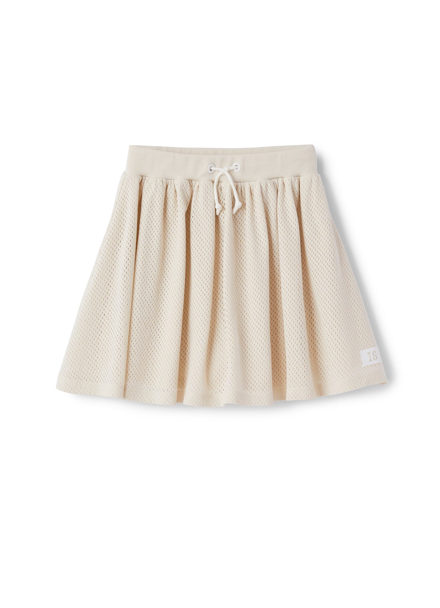 Openwork Cotton Skirt | Shell