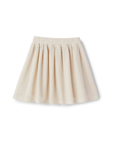 Openwork Cotton Skirt | Shell