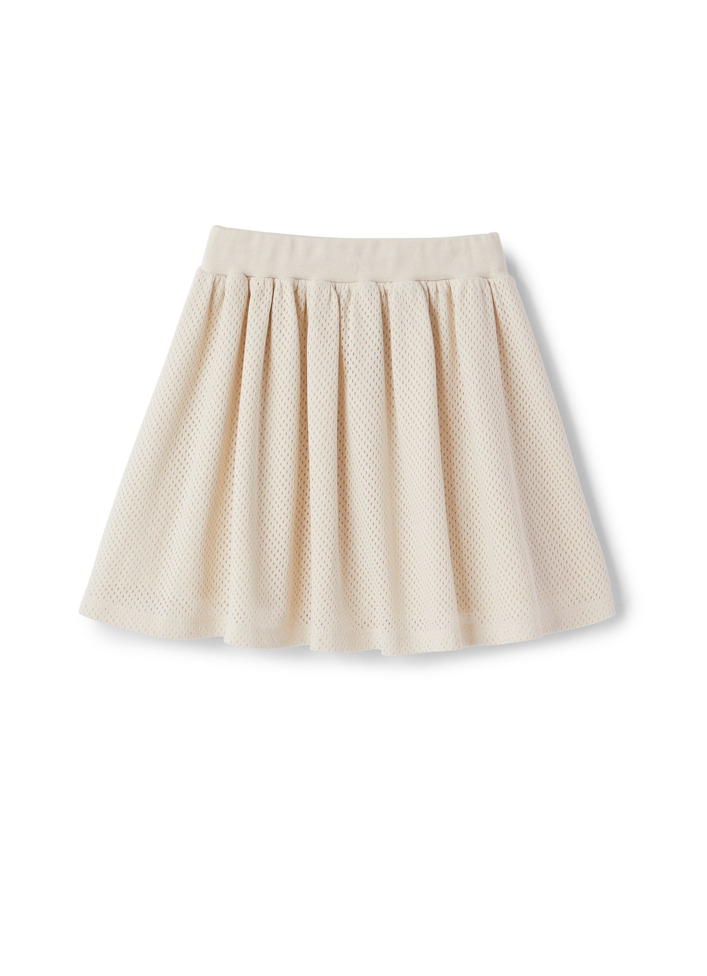 Openwork Cotton Skirt | Shell