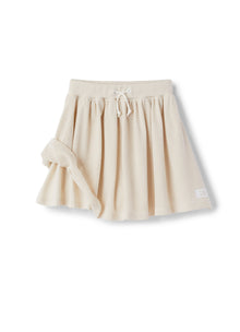 Openwork Cotton Skirt | Shell