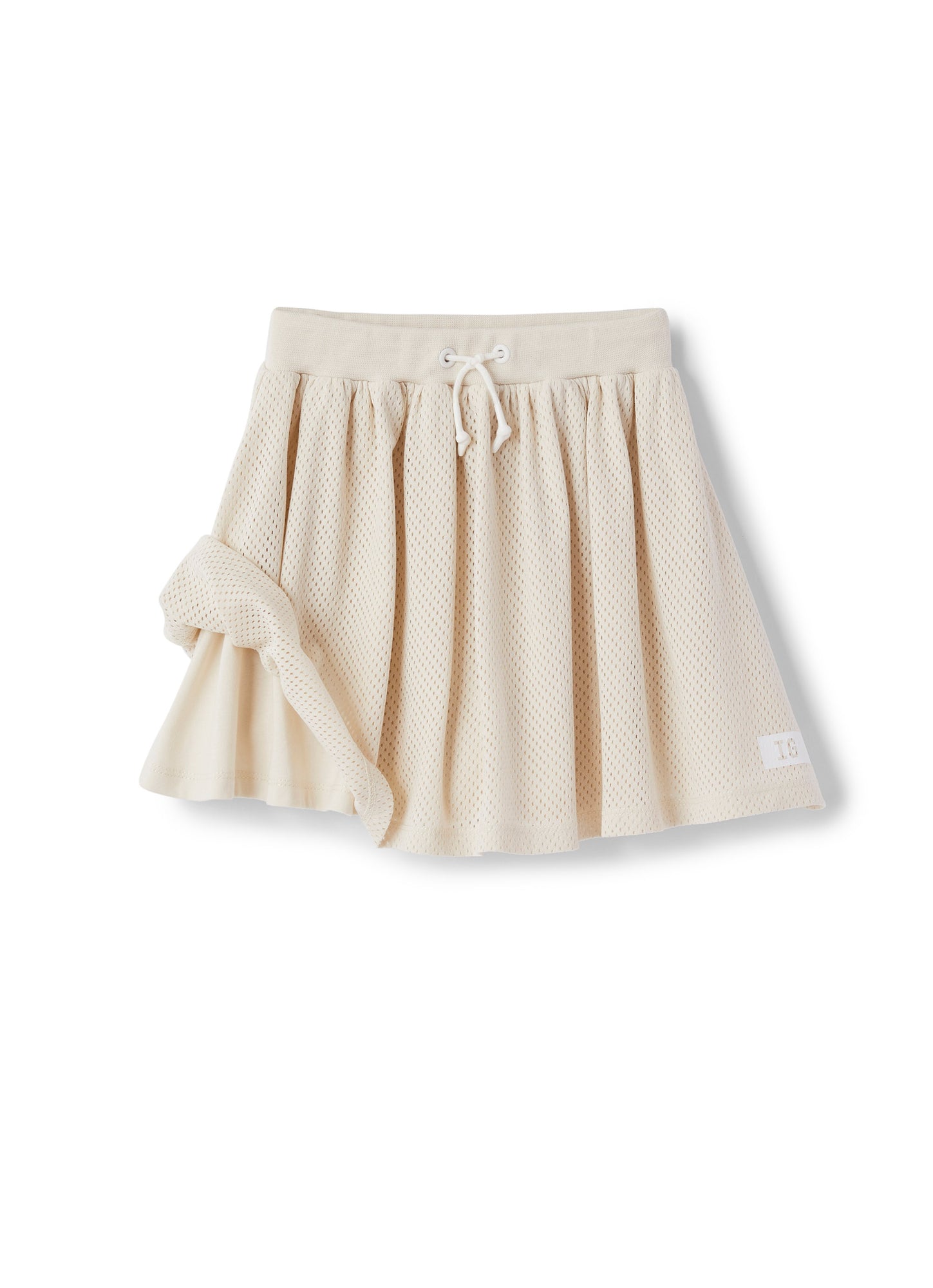 Openwork Cotton Skirt | Shell
