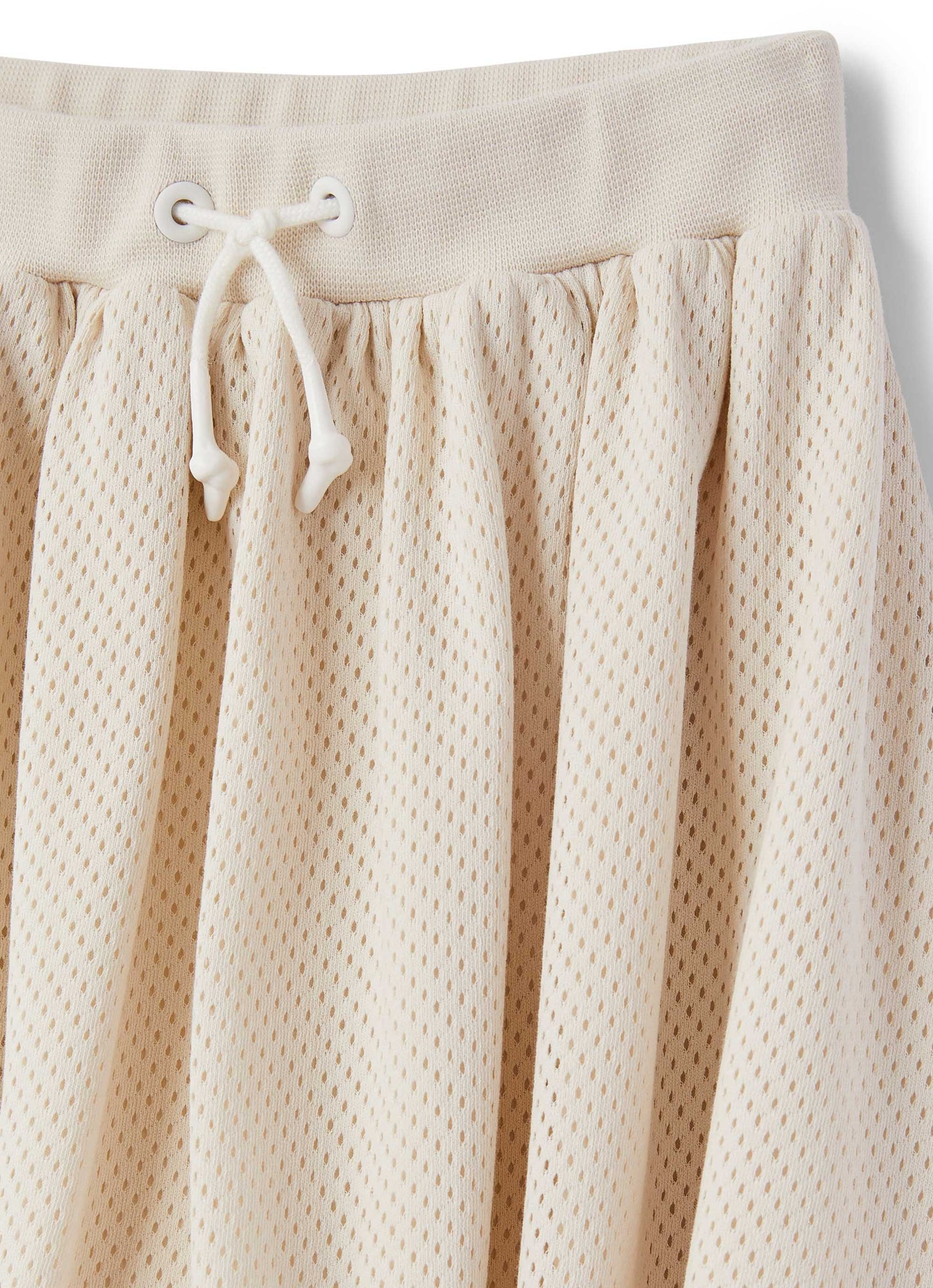 Openwork Cotton Skirt | Shell