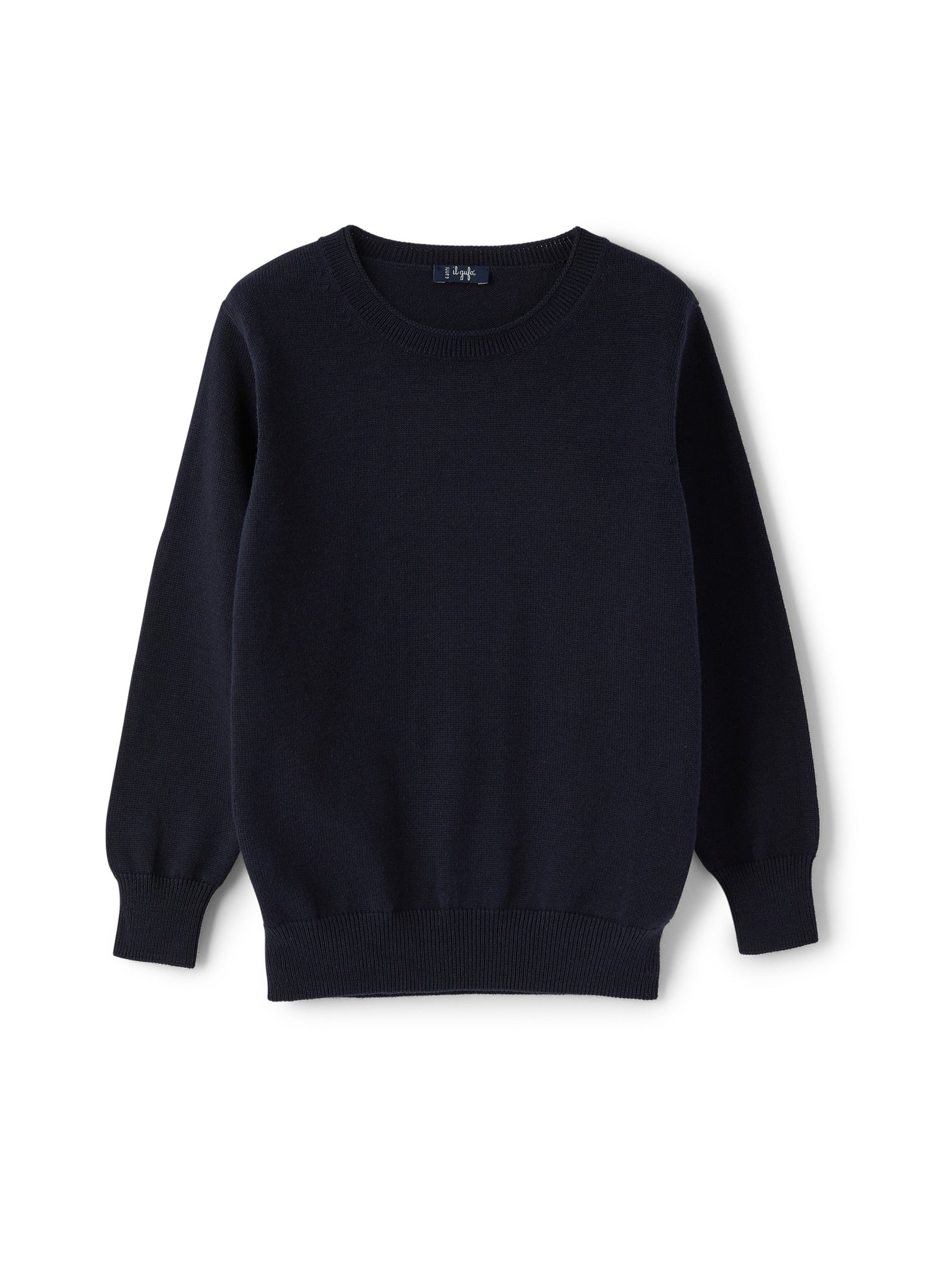 Cotton Crewneck Sweater | Blue