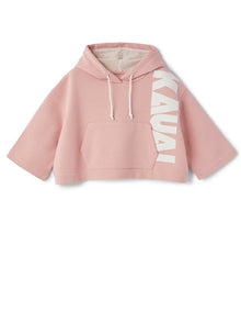 Girls | Cotton Sweatshirt with Hood and Single Pocket | Himalaya