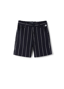 Bermuda Shorts with Stripes | Blue