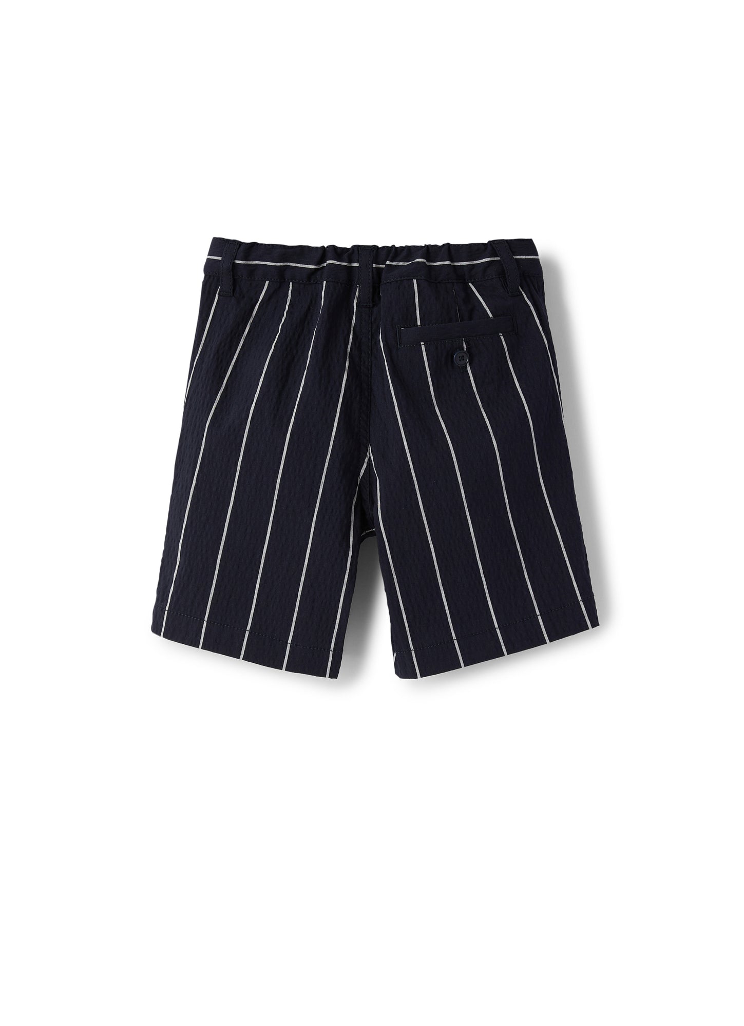 Bermuda Shorts with Stripes | Blue