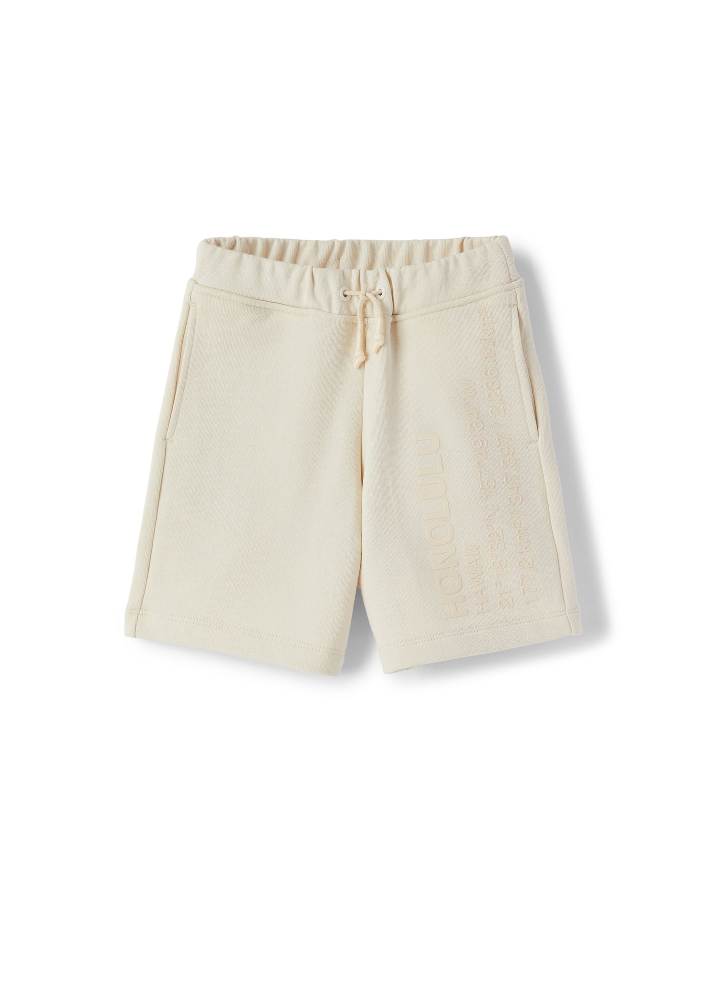 Cotton Fleece Bermuda Shorts with Print | Shell