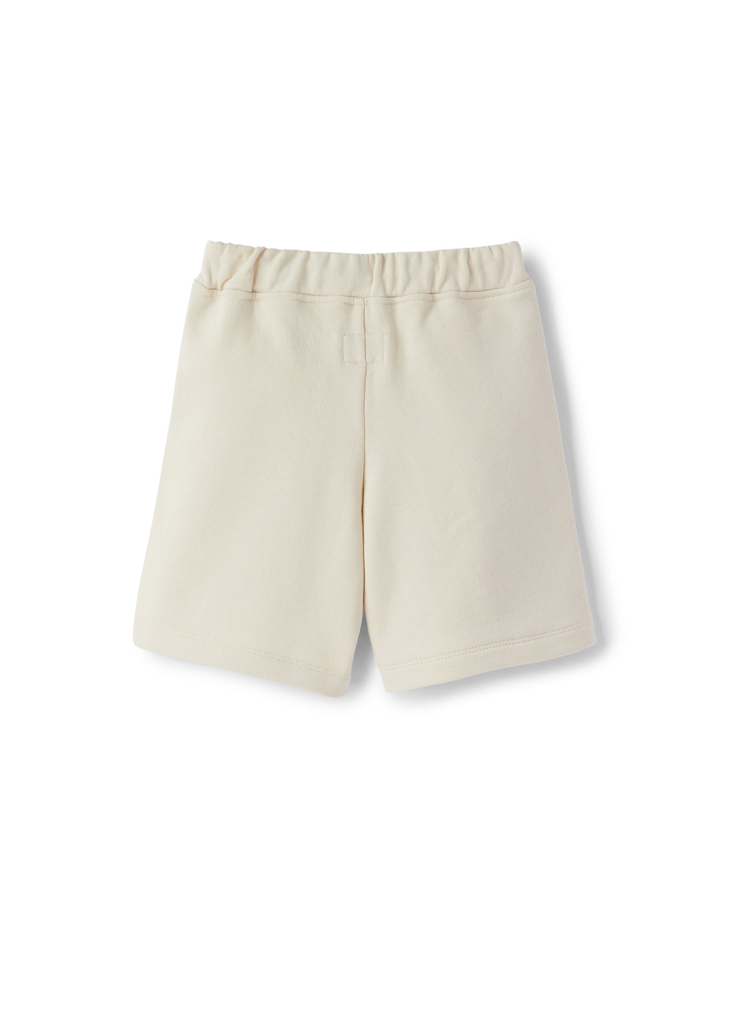 Cotton Fleece Bermuda Shorts with Print | Shell