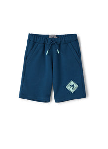 Boys | Cotton Bermuda Shorts | Baia Acquamarina