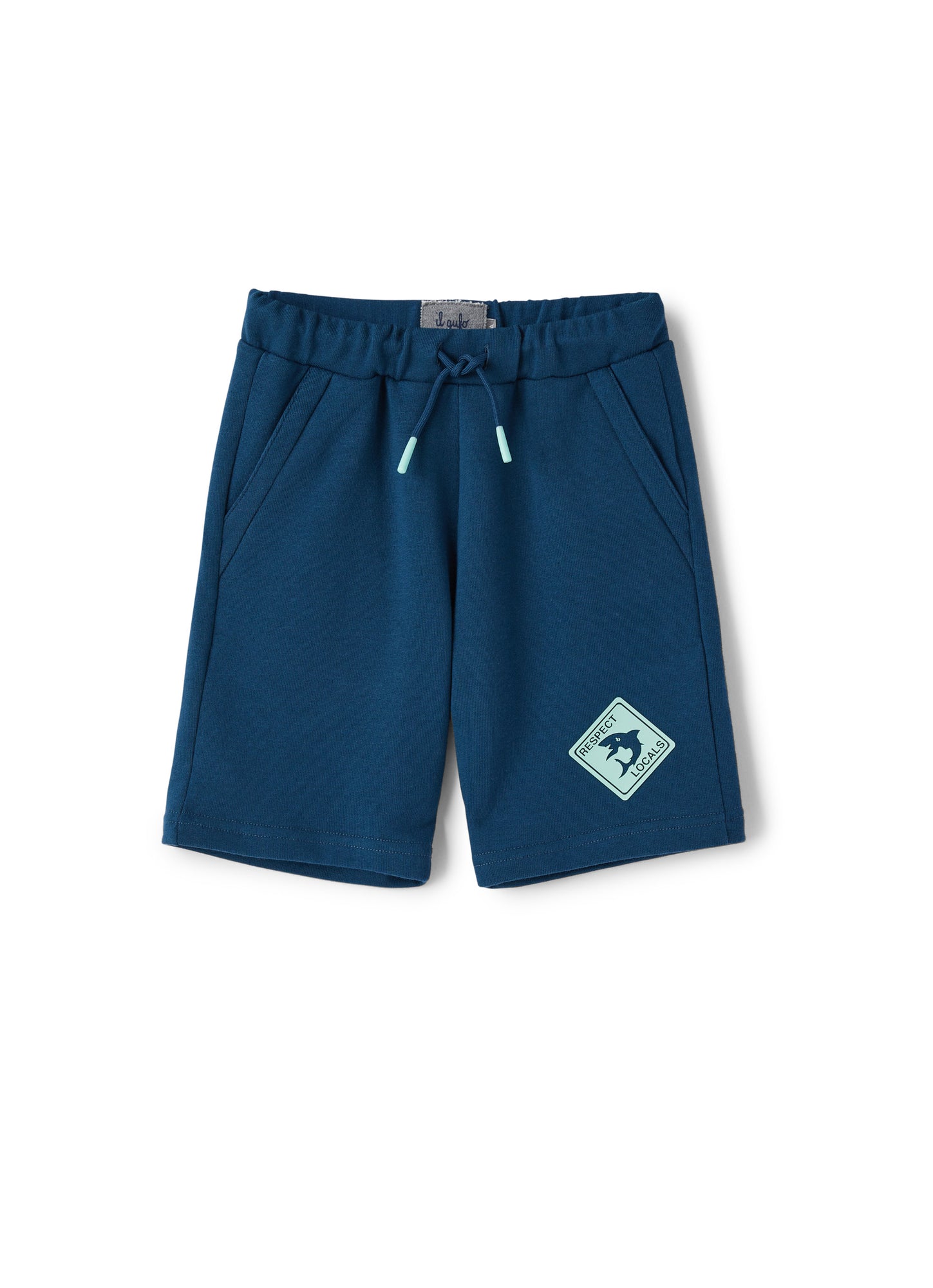 Boys | Cotton Bermuda Shorts | Baia Acquamarina