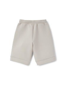 Boys | Coupled Cotton Bermuda Shorts | Stone Black