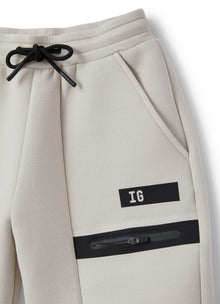 Boys | Coupled Cotton Bermuda Shorts | Stone Black