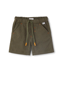 Baby Boys | Bermuda Shorts with Elastic Waist | Militare