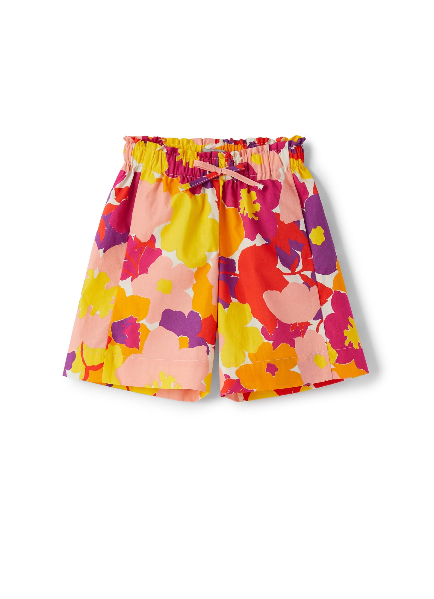 Girls | Cotton Poplin Shorts with Exclusive Pattern | Aragosta