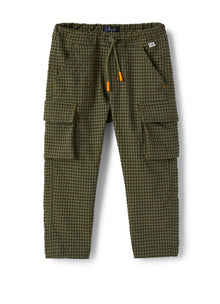 Khaki Cargo Trousers | Verde Militare