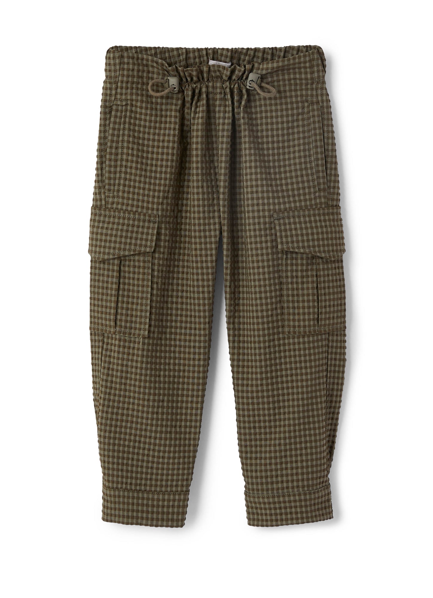 Girls | Checked Cargo Trousers | Militare