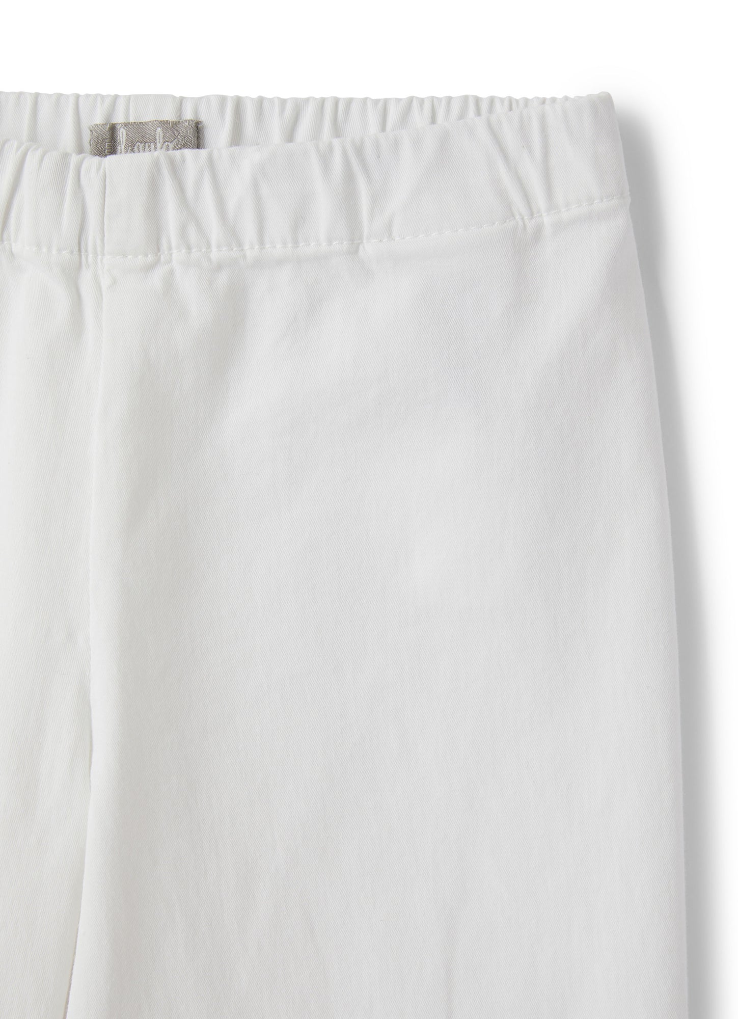 Culotte Trousers with Elastic Waist | White