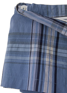 Girls | Tartan Shorts | Powder Blue