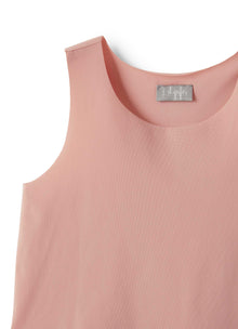 Tank Top with Flounce On The Bottom | Rosa Cipria