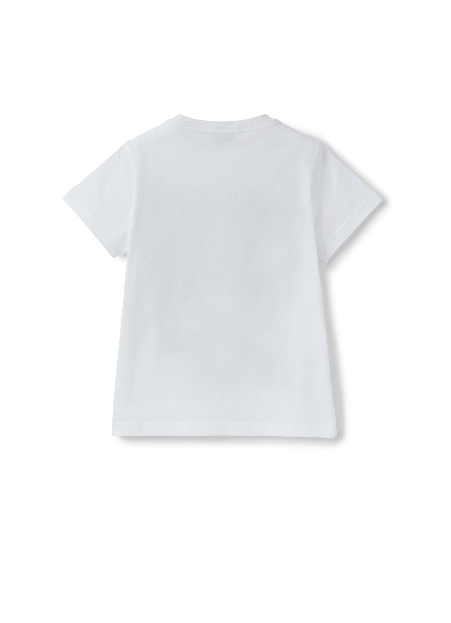 Boys | Short Sleeve T-Shirt with Surf Print | White Blue
